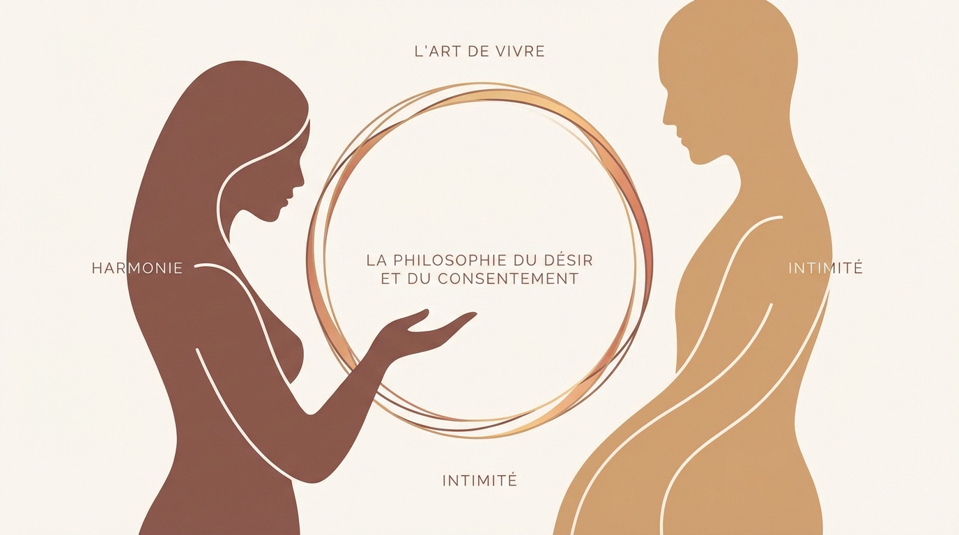 Couple partageant un moment de complicité et de tendresse dans une ambiance sereine