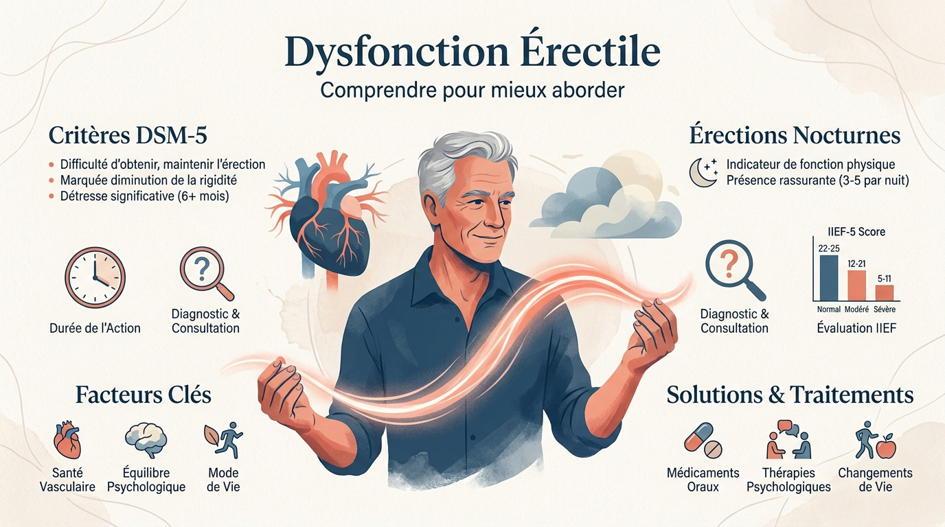 Consultation médicale sur la santé sexuelle masculine et la dysfonction érectile